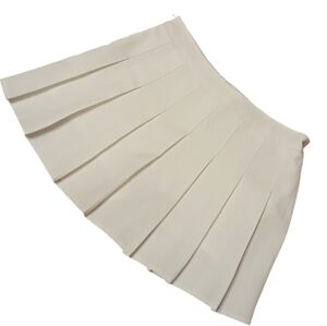 Fashion & DYT White Pleated Skort Ladies LARGE Tennis Golf Mean Girls Style READ